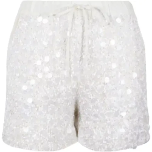 Weiße Shorts für Frauen , Damen, Größe: S - P.a.r.o.s.h. - Modalova