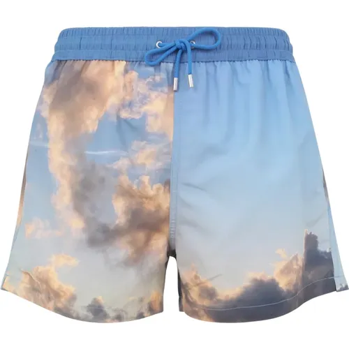 Cloud Swim Shorts for Men , male, Sizes: S - PS By Paul Smith - Modalova