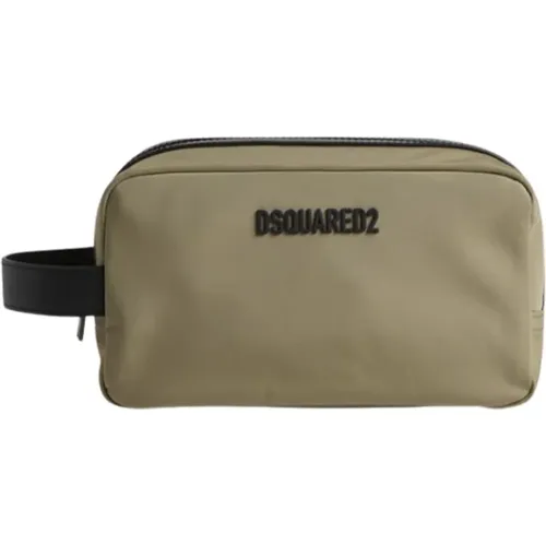 Toilet Bags, male, , Size: ONE SIZE Toiletry Bag - Dsquared2 - Modalova