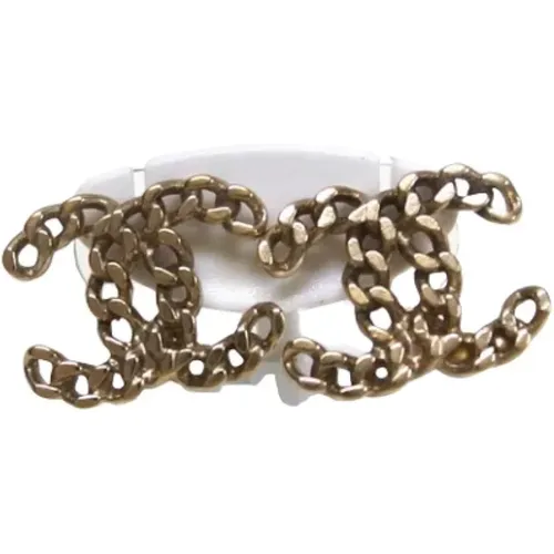 Pre-owned Metal chanel-jewelry , female, Sizes: ONE SIZE - Chanel Vintage - Modalova