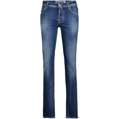 Modern Slim-Fit Jeans , male, Sizes: W35 - Jacob Cohën - Modalova
