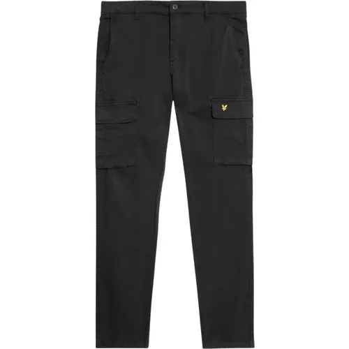 Cargo Hose Schwarz Gerader Schnitt , Herren, Größe: W31 - Lyle & Scott - Modalova