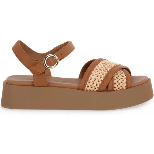 Sandals , female, Sizes: 3 UK - Frau - Modalova