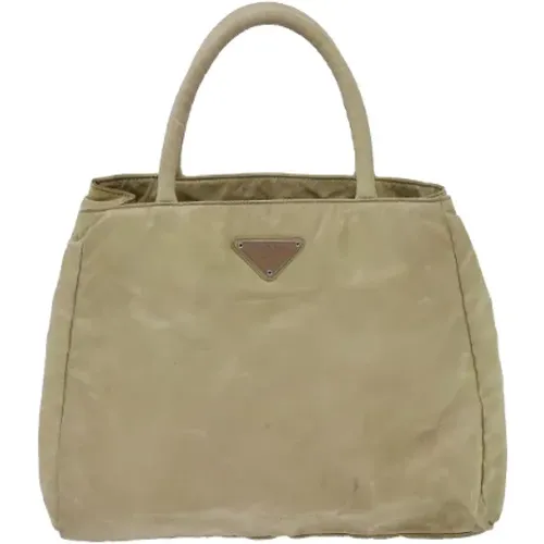 Pre-owned Tote Bags, female, , Size: ONE SIZE Pre-owned Fabric handbags - Prada Vintage - Modalova