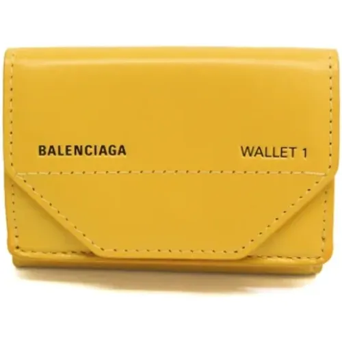 Leather Balenciaga Wallet , female, Sizes: ONE SIZE - Balenciaga Vintage - Modalova
