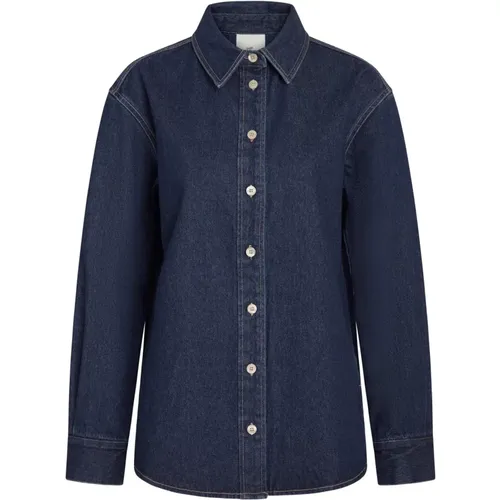 Moderne Overshirt Hellblau Denim - Heartmade - Modalova