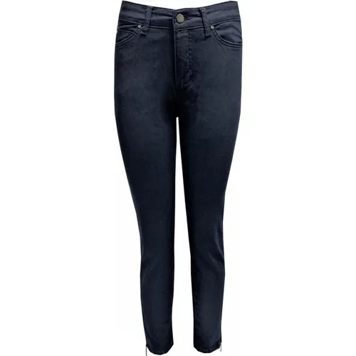 Dunkelblaue Next Level Jeans , Damen, Größe: L - C.Ro - Modalova