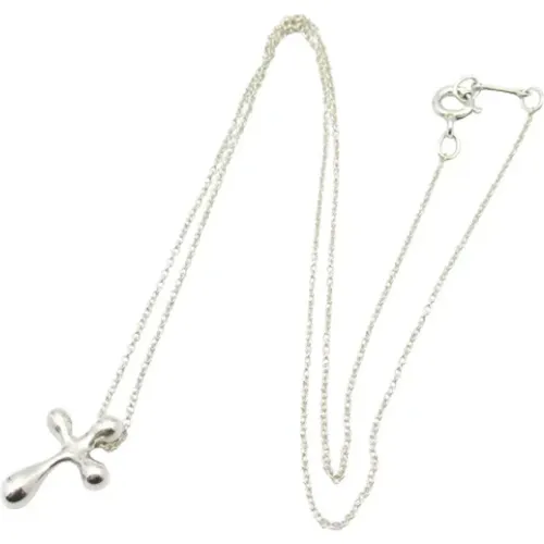 Pre-owned Jewellery, female, , Size: ONE SIZE Pre-owned Silver necklaces - Tiffany & Co. Pre-owned - Modalova