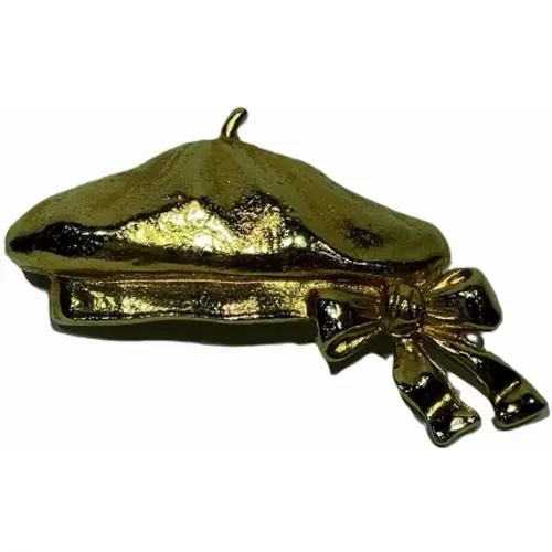 Pre-owned Jewellery, female, , Size: ONE SIZE Pre-owned Metal brooches - Chanel Vintage - Modalova