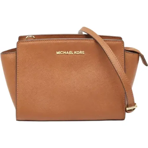 Pre-owned Cross Body Bags, female, , Size: ONE SIZE Pre-owned Leather crossbody-bags - Michael Kors Pre-owned - Modalova