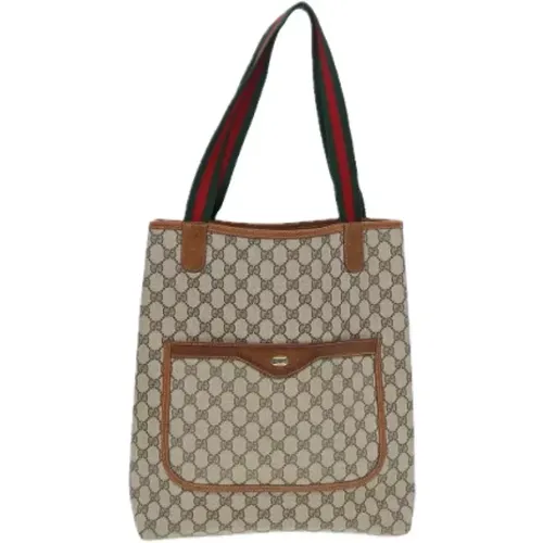 Pre-owned Tote Bags, female, , Size: ONE SIZE Pre-owned Canvas totes - Gucci Vintage - Modalova