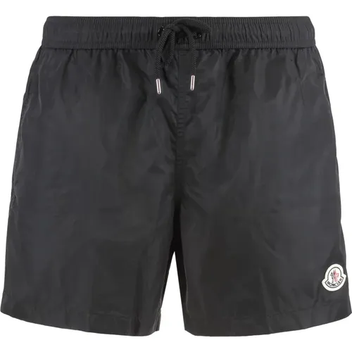 Beachwear, male, , Size: S Back Pocket Swim Shorts - Moncler - Modalova