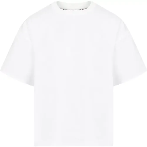 Striped Cotton T-shirt , female, Sizes: M - Bottega Veneta - Modalova