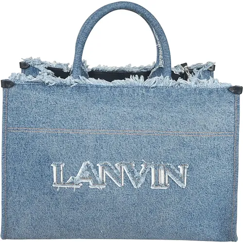 Tote Bags, female, , Size: ONE SIZE Stylish Bags for Every Occasion - Lanvin - Modalova