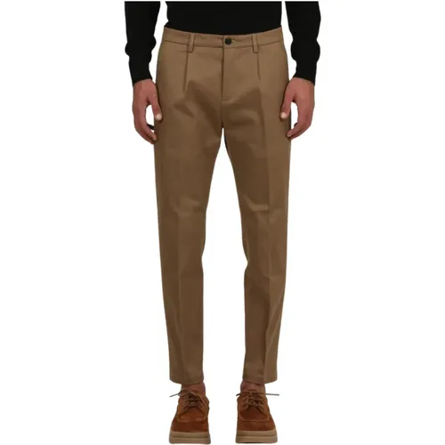 Chinos, male, , Size: W30 Slim pants with peces - Department Five - Modalova