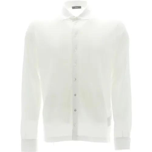 Sophisticated Formal Shirt for Men - Camicia IN Crepe Jpl00116U 52005 , male, Sizes: M, XL - Herno - Modalova