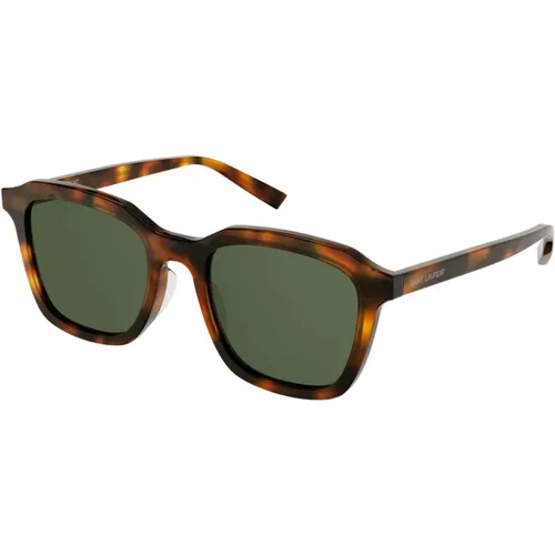 Havana Grün Sonnenbrille SL 457 , unisex, Größe: 53 MM - Saint Laurent - Modalova