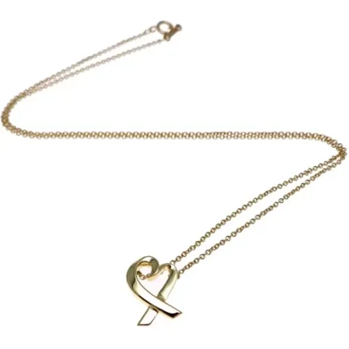 Pre-owned Jewellery, female, , Size: ONE SIZE Pre-owned Gold necklaces - Tiffany & Co. Pre-owned - Modalova