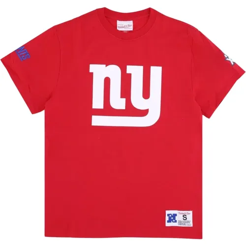 T-Shirts, male, , Size: S NFL Team Origins Scarlet T-Shirt - Mitchell & Ness - Modalova