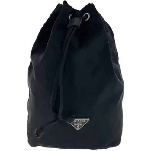 Pre-owned Bucket Bags, female, , Size: ONE SIZE Pre-owned Canvas travel-bags - Prada Vintage - Modalova