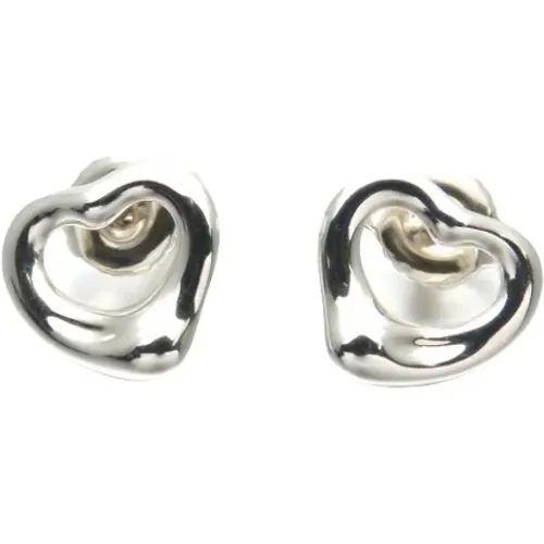 Pre-owned Jewellery, female, , Size: ONE SIZE Pre-owned Silver earrings - Tiffany & Co. Pre-owned - Modalova