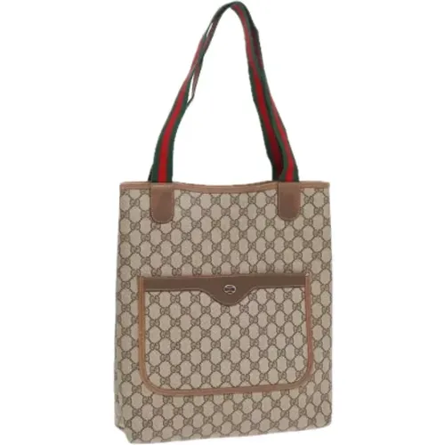 Pre-owned Tote Bags, female, , Size: ONE SIZE Pre-owned Leather totes - Gucci Vintage - Modalova