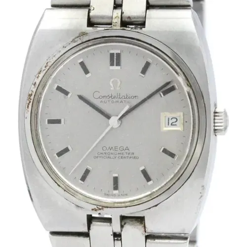 Pre-owned Watches, male, , Size: ONE SIZE Pre-owned Stainless Steel watches - Omega Vintage - Modalova