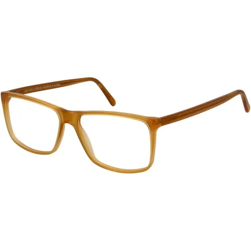 Glasses, unisex, , Size: ONE SIZE Yellow Optical Frames Rectangle Style - Andy Wolf - Modalova