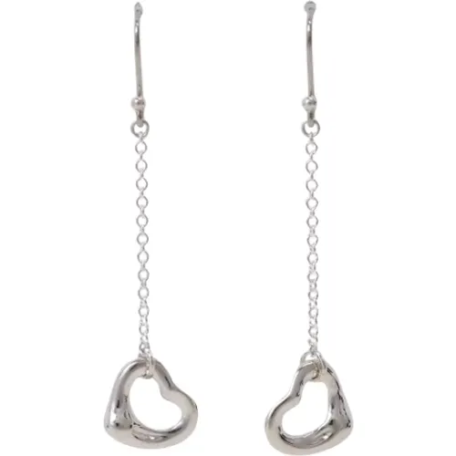 Pre-owned Jewellery, female, , Size: ONE SIZE Pre-owned Silver earrings - Tiffany & Co. Pre-owned - Modalova