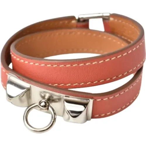 Pre-owned Jewellery, female, , Size: ONE SIZE Pre-owned Leather bracelets - Hermès Vintage - Modalova