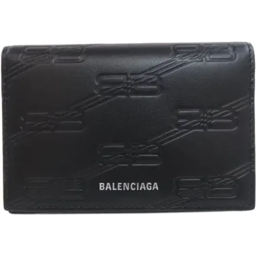 Pre-owned Leather wallets , female, Sizes: ONE SIZE - Balenciaga Vintage - Modalova