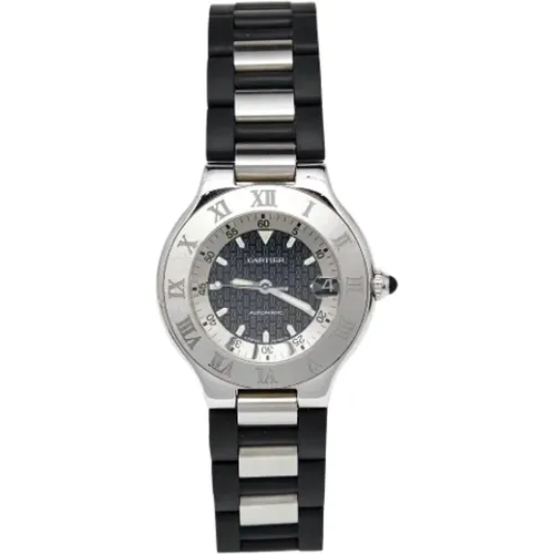 Pre-owned Watches, male, , Size: ONE SIZE Pre-owned Stainless Steel watches - Cartier Vintage - Modalova