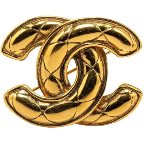 Pre-owned Jewellery, female, , Size: ONE SIZE Pre-owned Metal brooches - Chanel Vintage - Modalova