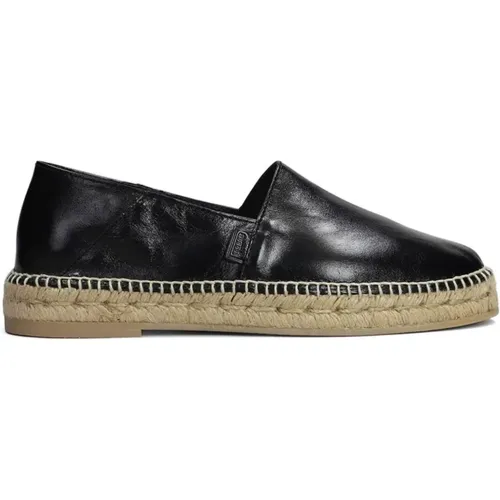 Espadrilles, male, , Size: 3 US Stylish Leather Espadrilles - Ami Paris - Modalova