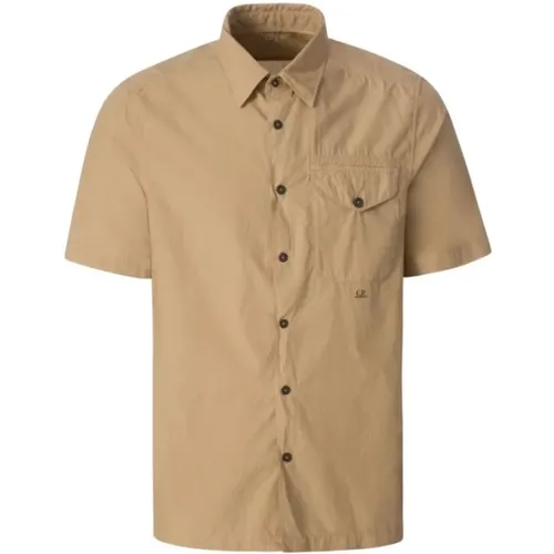 Classic Short Sleeve Shirt for Men , male, Sizes: XL, M, L - C.P. Company - Modalova