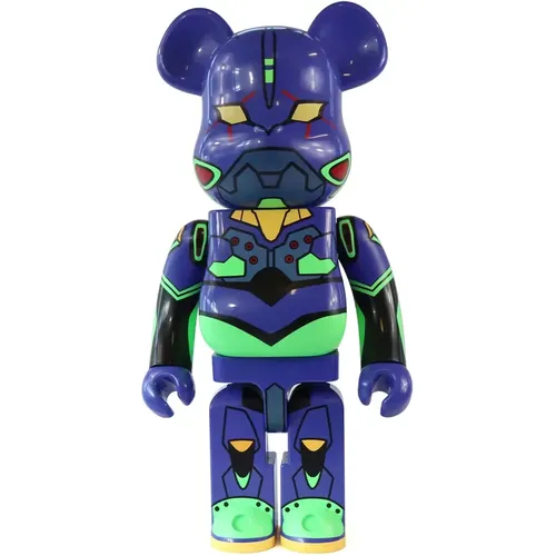 Evangelion Eva 01 Bearbrick Figure , male, Sizes: ONE SIZE - Medicom Toy - Modalova