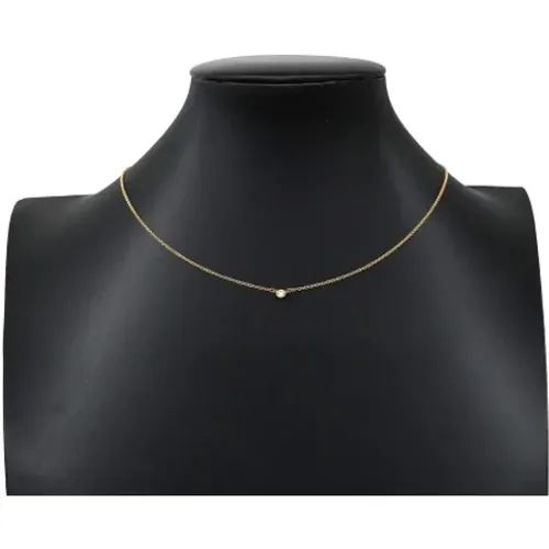 Pre-owned Jewellery, female, , Size: ONE SIZE Pre-owned Gold necklaces - Tiffany & Co. Pre-owned - Modalova