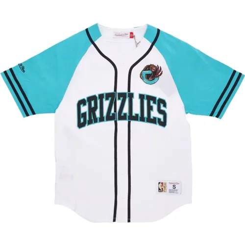 Sportswear, male, , Size: XL NBA Practice Day Jersey Grizzlies White - Mitchell & Ness - Modalova