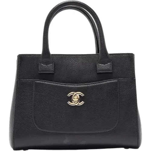 Pre-owned Tote Bags, female, , Size: ONE SIZE Pre-owned Leather totes - Chanel Vintage - Modalova