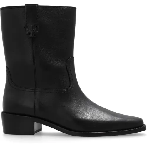 Lederknöchelstiefel , Damen, Größe: 35 EU - TORY BURCH - Modalova