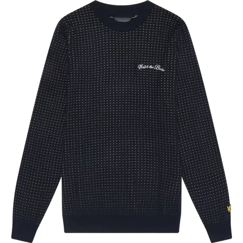 Grid Crew Neck Pullover - Lyle & Scott - Modalova