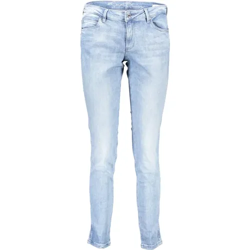 Hellblaue Skinny Mid Jeans , Damen, Größe: W24 L30 - Guess - Modalova
