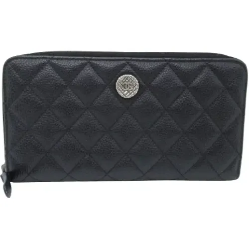 Pre-owned Wallets, female, , Size: ONE SIZE Pre-owned Leather wallets - Chanel Vintage - Modalova