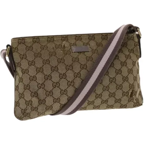 Pre-owned Shoulder Bags, female, , Size: ONE SIZE Pre-owned Canvas gucci-bags - Gucci Vintage - Modalova