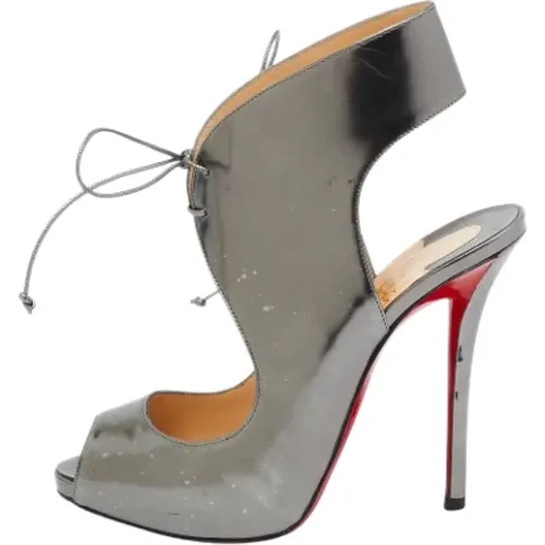 Pre-owned Leather sandals , female, Sizes: 5 1/2 UK - Christian Louboutin Pre-owned - Modalova