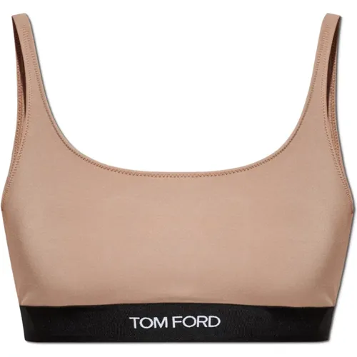 Sport Bras, female, , Size: XS Bra with logo - Tom Ford - Modalova