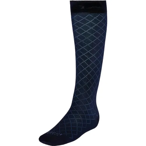 Socken mit geometrischem Muster aus Baumwollmischung - Boggi Milano - Modalova