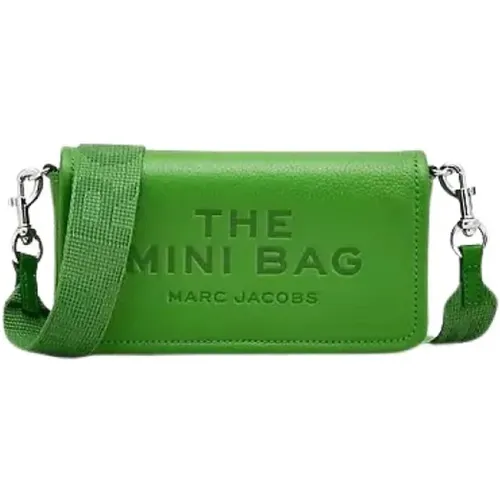 Kiwi Leder Mini Crossbody Tasche , Damen, Größe: ONE Size - Marc Jacobs - Modalova