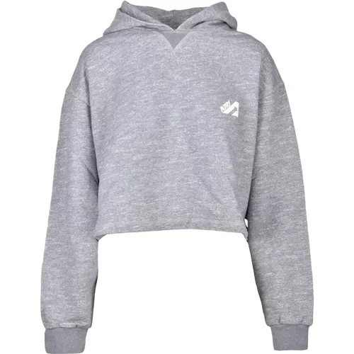 Hoodies, female, , Size: M Cotton Blend Sweatshirt - Autry - Modalova