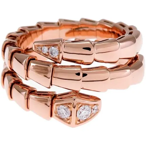 Pre-owned Jewellery, female, , Size: ONE SIZE Pre-owned Rose Gold rings - Bvlgari Vintage - Modalova